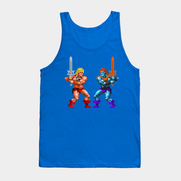 He-Man Vs. Faker Tank Top by Chaosblue